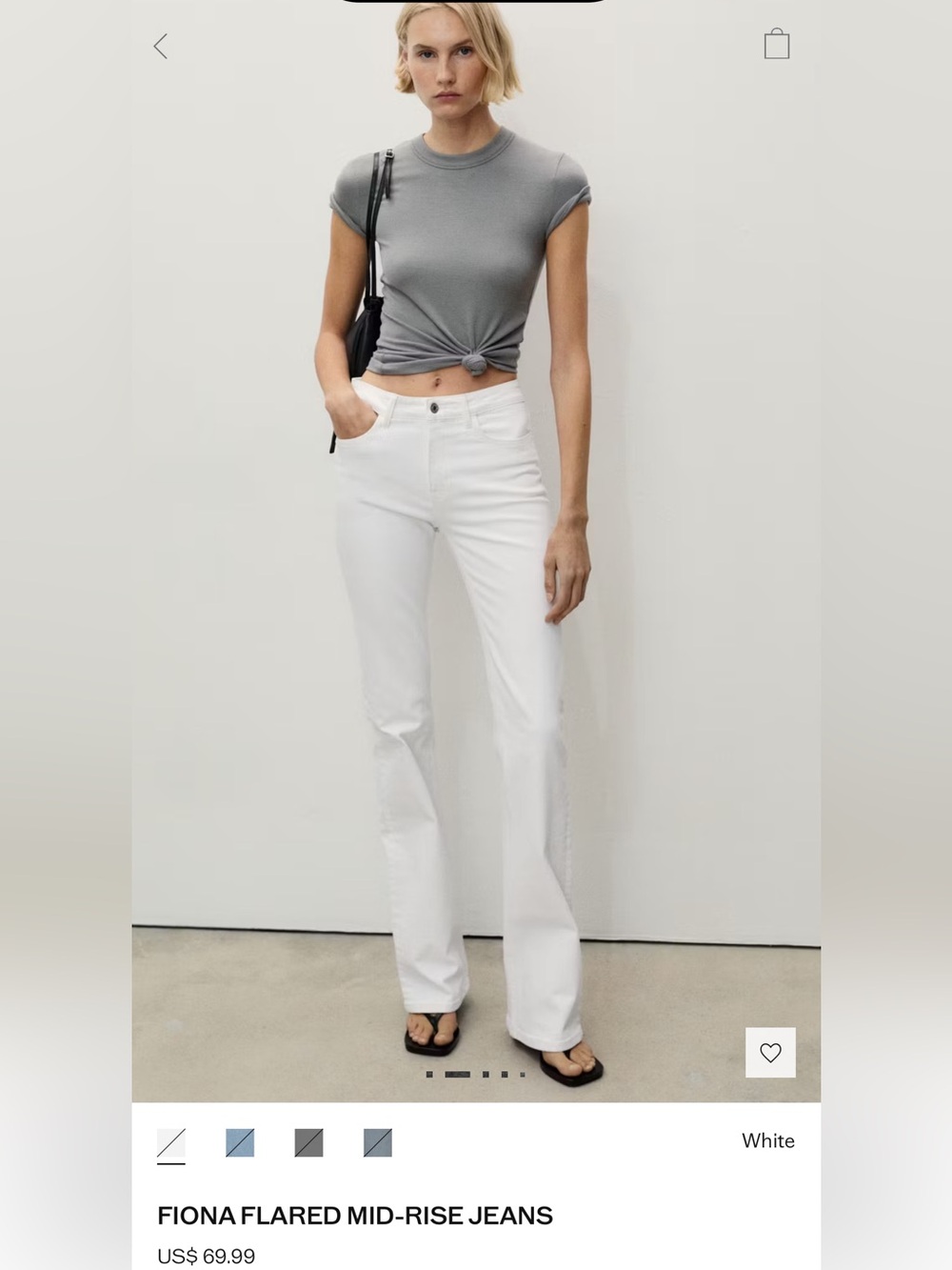 Fiona flared mid-rise jeans